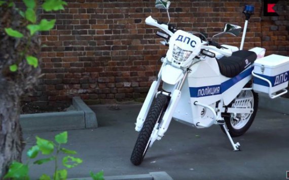В Москве полицейские протестировали электромотоциклы от «Калашникова» 