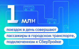 Ликсутов: В 2023 году среднее число поездок в будний день в городском транспорте с использованием СберТройки выросло в 2,5 раза