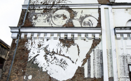 Level Group провела уникальную по своей сложности работу по переносу стены с изображением Германа Гессе в Хамовниках