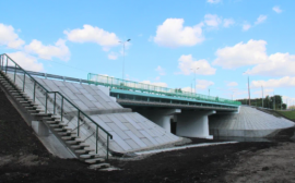 В Кромском районе Орловской области капитально отремонтирован мост через реку Ицку (левый)