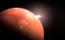 Ученые нашли причину появления дымового шлейфа в атмосфере Марса