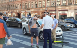Александр Друзь сбил велосипедиста в Санкт-Петербурге