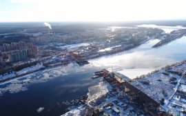 Губернатор Андрей Воробьёв поделился фотоснимками строительства моста через Волгу в Дубне