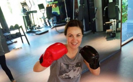 Екатерина Андреева борется со стрессом путем тренировок по боксу
