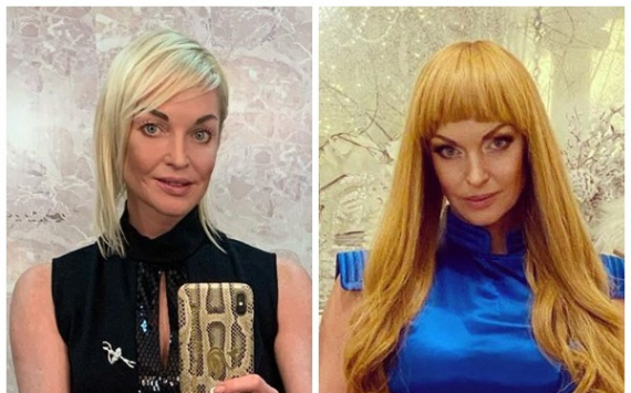 Анастасия Волочкова увлеклась париками, примерив на себя несколько образов с цветными волосами