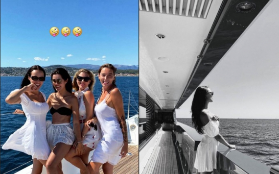 Анастасия Решетова повеселилась с подругами в Сан-Тропе на яхте за миллион долларов