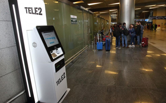 Tele2 установила торговые терминалы для выдачи SIM-карт в московском метро
