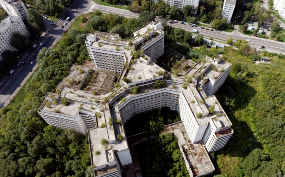В Москве на месте бывшей больницы в районе Ховрино строят четыре жилых корпуса