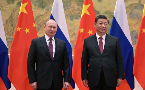 Российский президент Владимир Путин встретился с председателем КНР Си Цзиньпином
