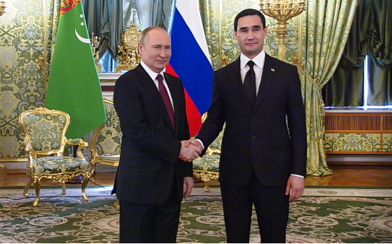 Владимир Путин отметил развитие взаимоотношений России и Туркмении