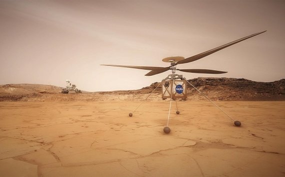 NASA заканчивает сборку марсианского вертолёта