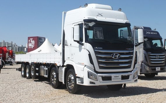 В России началось производство тяжёлых грузовиков Hyundai Xcient