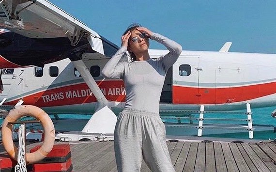 Елена Темникова устроила себе отдых на Мальдивах