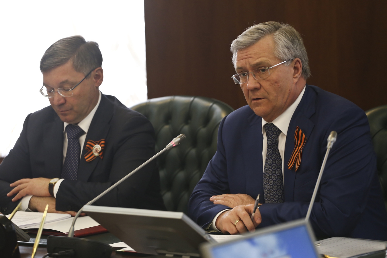 Губернатор Владимир Якушев и Владимир Богданов