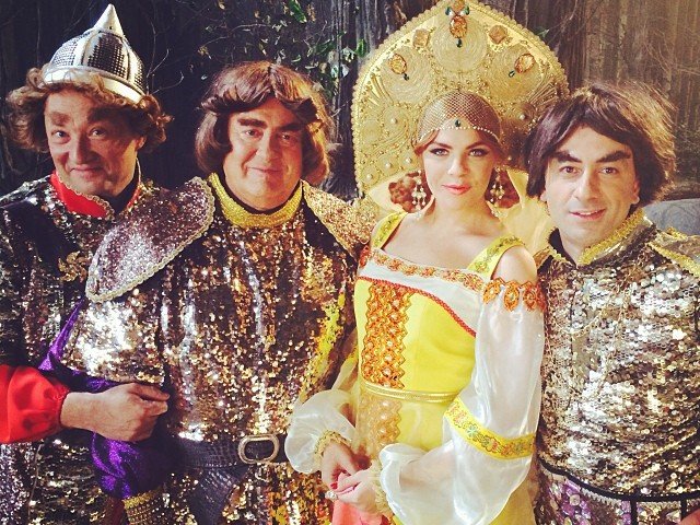 Анастасия Стоцкая в новогоднем мюзикле "Три богатыря"