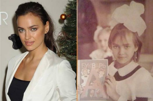 Ирина Шайхлисламова в детстве и сейчас