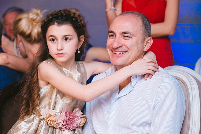 Михаил Турецкий с дочерью Эммануэль