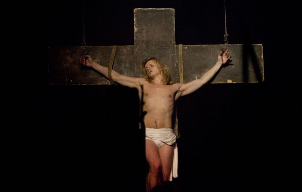 Глеб Матвейчук в главной роли в рок-опере "Иисус Христос-суперзвезда" 